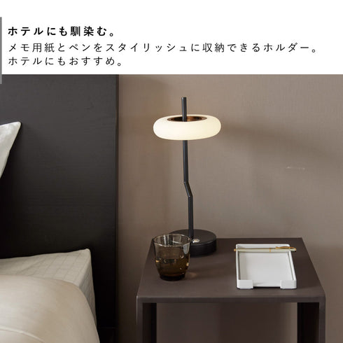 ペンが置けるメモホルダー タワー.|s3